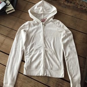 Terry cloth zip up juicy jacket