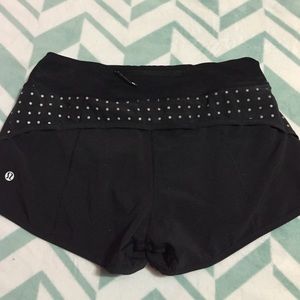 Lululemon speed shorts