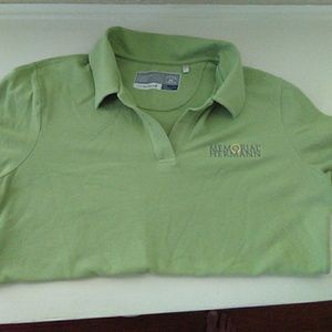 Green golf shirt