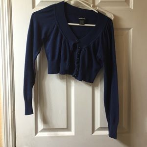 Long sleeve crop cardigan