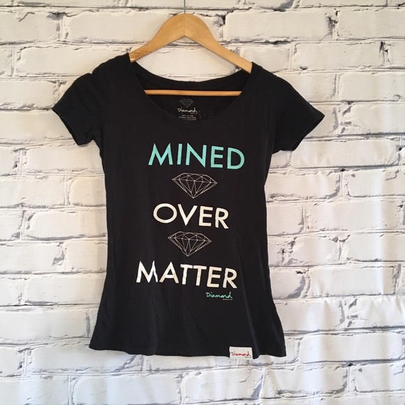 Black Diamond Tops - *50% OFF BUNDLES* Mined over matter diamond tee
