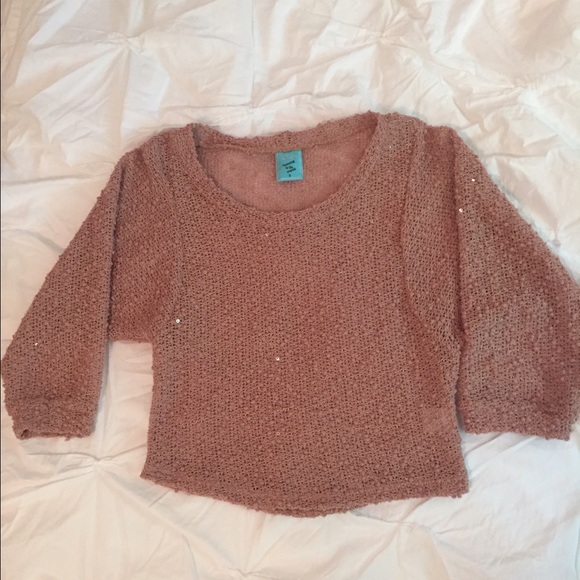 B.p. Sequin Cropped Sweater