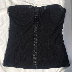 Black Lace Corset