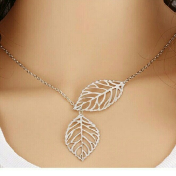 Silver Leaf Necklace
