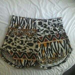 High waist shorts