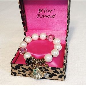 Betsey Johnson Pearl Bracelet