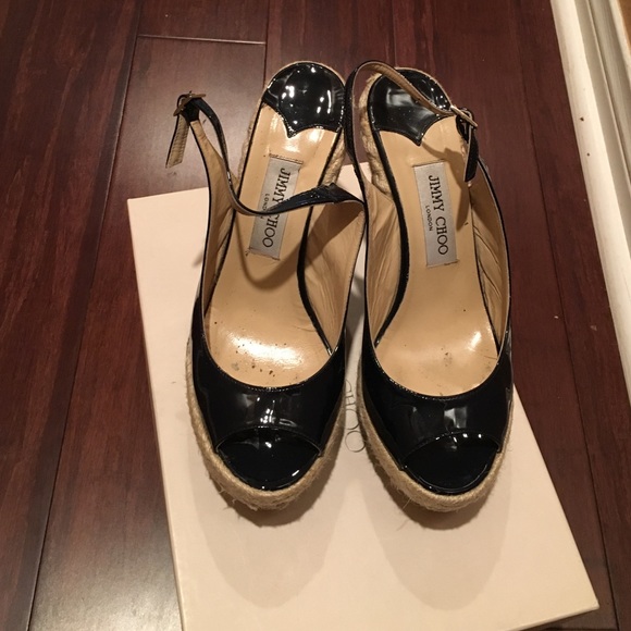 Jimmy Choo Shoes - Jimmy choo wedges navy blue