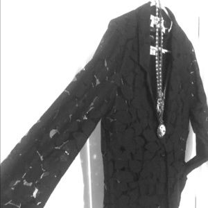 BCBGeneration Black Lace Blazer