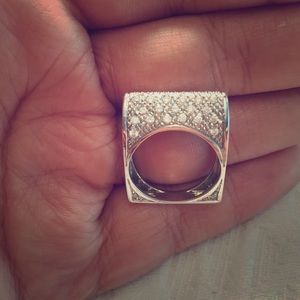 A Custom Designed White Gold 18K