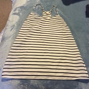 J crew razorback polyester tank top