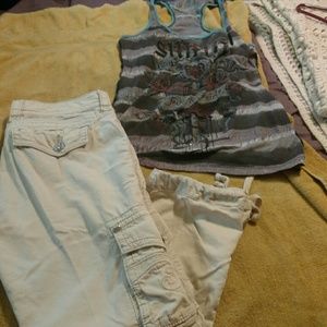 Rock Revival capri and Sinful tank.