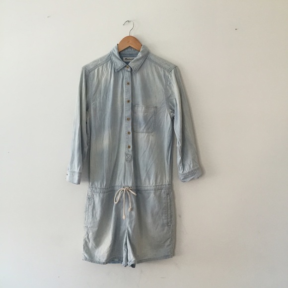 Madewell Pants - Madewell Denim Romper Jumpsuit
