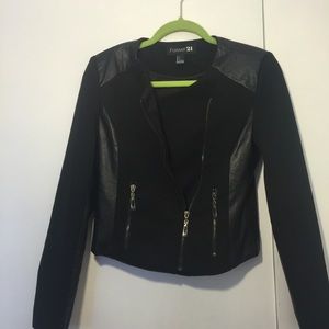 F21 leather jacket