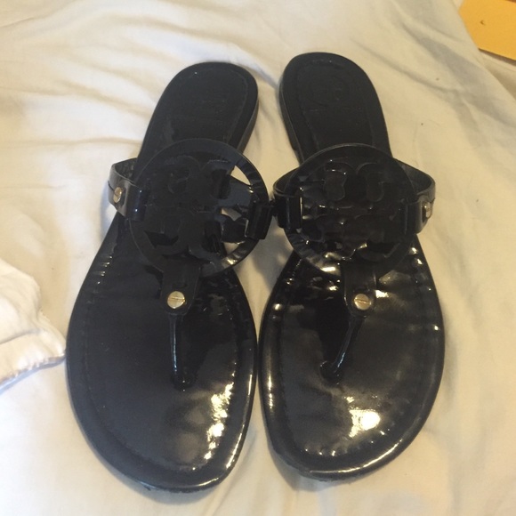 Black Tory Burch Miller sandals