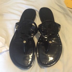 Black Tory Burch Miller sandals