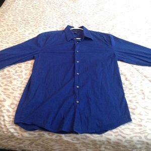 Men's extra-large blue dress shirt