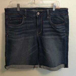 Denim Bermuda shorts