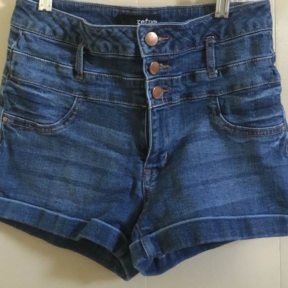 High-Waisted Refuge Jean Shorts