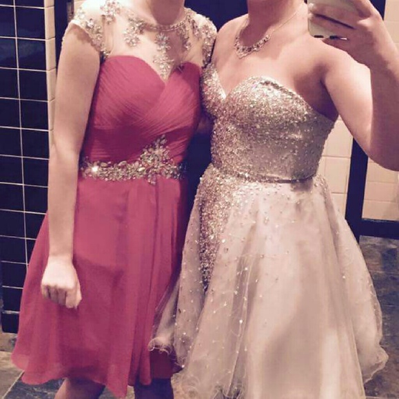 Red homecoming dress