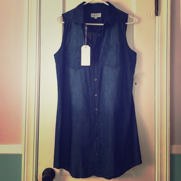 Wax Jean Dresses & Skirts - Denim Shirt Dress!!