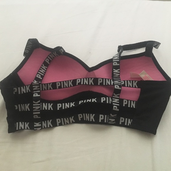 Pink XS sports bra push-up