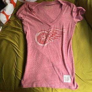 Retro Brand Detroit Redwings shirt size S