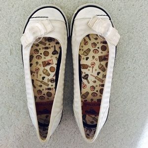 cute white slip on shoes