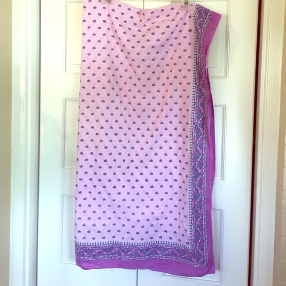 Beach sarong coverup or skirt