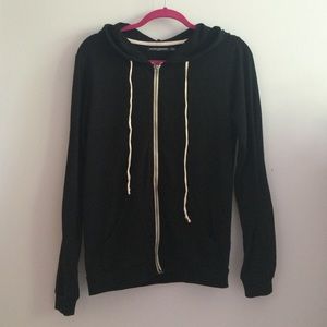Brandy Melville black zip up