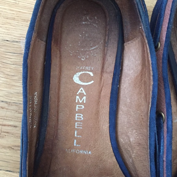 **SOLD** Suede Jeffrey Campbell Loafers - Picture 2 of 3