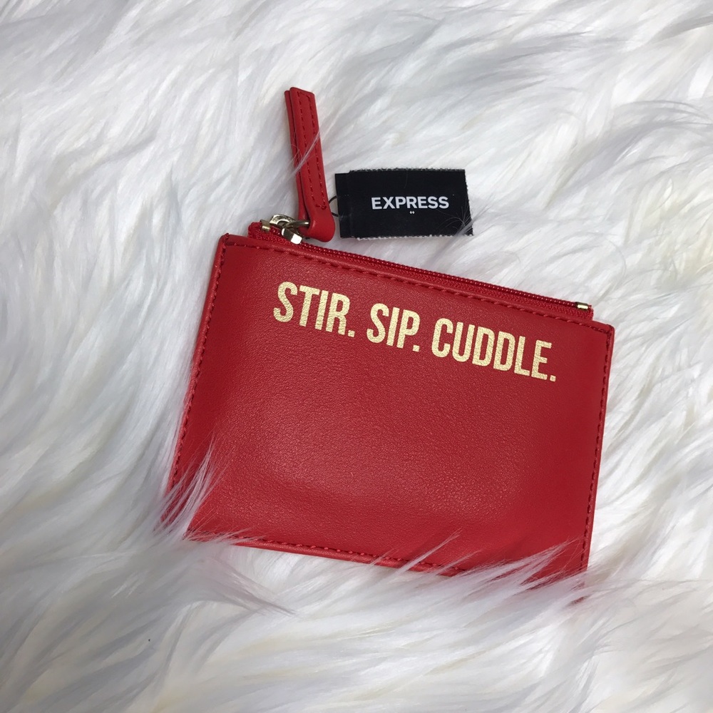 🎉 SALE💄Express STIR SIP CUDDLE Wristlet