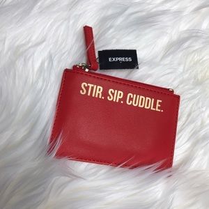 🎉 SALE💄Express STIR SIP CUDDLE Wristlet