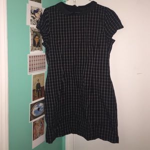 Urban outfitters grid print shift dress