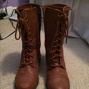 Combat boots!