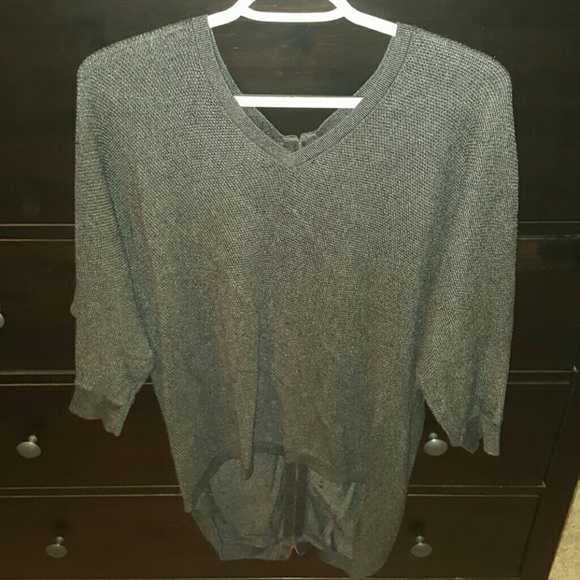 Express zip back sweater
