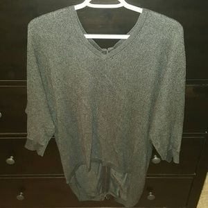Express zip back sweater