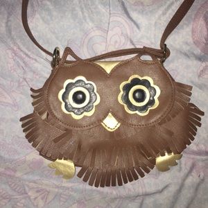 Owl cross body bag