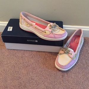NWT Pink Sperry Boat Shoes