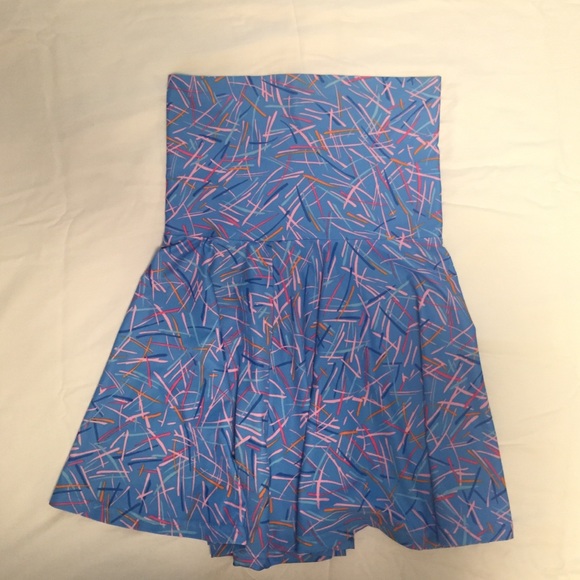 American Apparel strapless skater dress