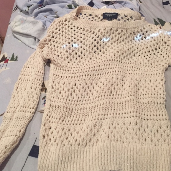 Cream sweater