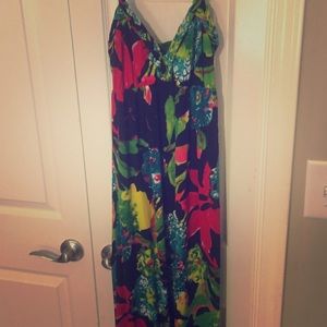 Vibrant Floral Maxi Dress