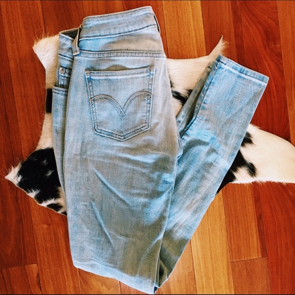 Levi's 535 Lightwash Denim Leggings