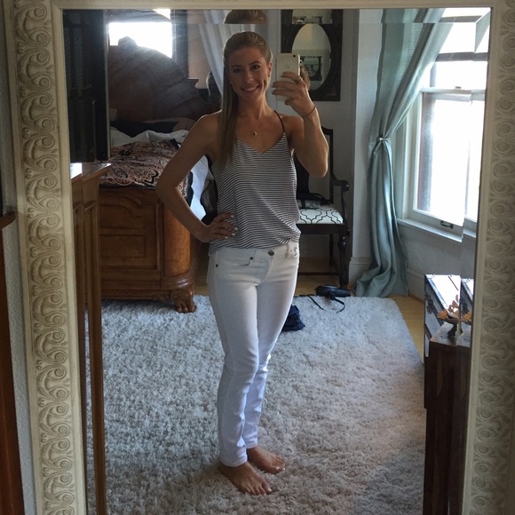 J. Crew Pants - J. Crew Toothpick White Denim