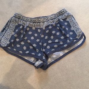 Free people Loose printed shorts