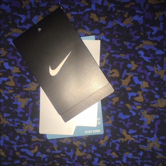 NIKE Capri pattern blue Leggings - Picture 3 of 4