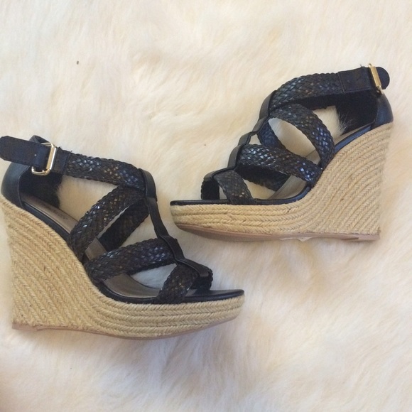 Charlotte Russe Black Wedges