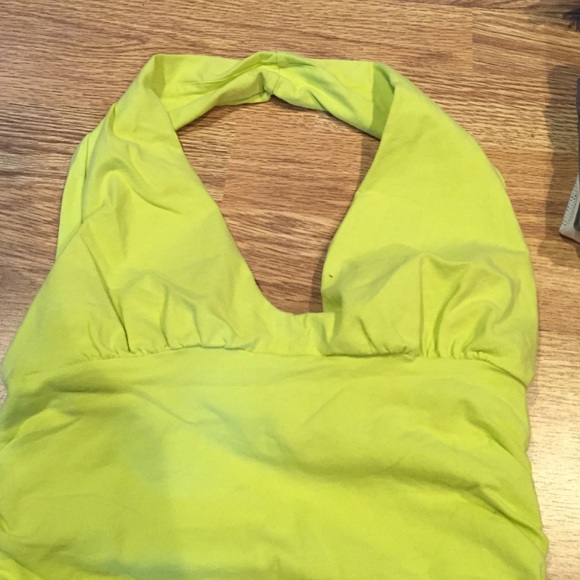 Lime green halter