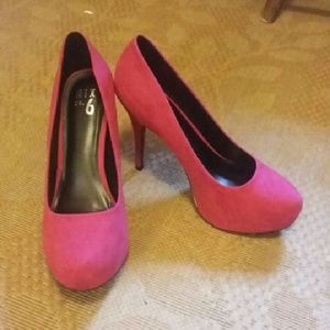 Pink shoes