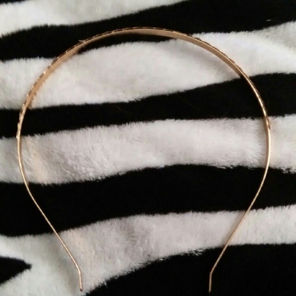 Brand new gold studded head band