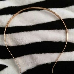 Brand new gold studded head band